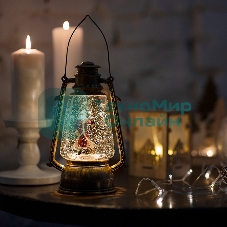 Декоративный фонарь Neon-night с эффектом снегопада и подсветкой 