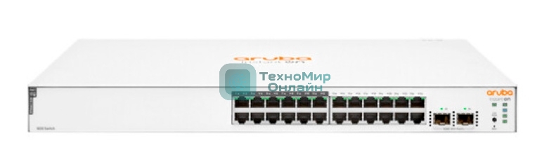 Коммутатор HPE Instant on 1830 JL813A#ABB 24G 2SFP 12PoE+ 195W
