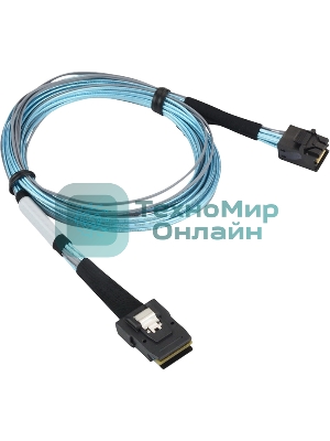 Кабель Gigabyte Cable SAS HD TO SLIMLINE SAS длина 0,8, синий