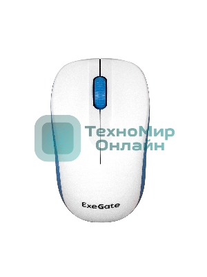 Мышь беспроводная ExeGate Professional Standard SR-9055W белый, 1200 dpi, радиоканал, USB, кнопки - 3