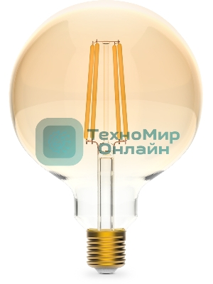 Лампа cветодиодная Gauss Smart Home Filament G95 7W 740lm 2500К E27 диммируемая LED