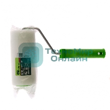 Валик Сибртех Поролон с ручкой, 150 мм, D 48 мм, D ручки 6 мм