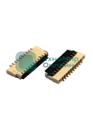 Разъем FPC Flip-Lock 0510-28RLGF 28 pin высота 1мм шаг 0,5мм