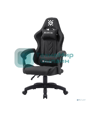 Кресло Defender Breeze черный, ткань, 120 кг