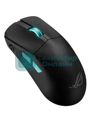 Мышь беспроводная/проводная ASUS ROG Harpe Ace Aim Lab Edition черный, 36000 dpi, радиоканал, Bluetooth, USB, кнопки - 5