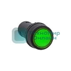 Кнопка SW2C-10D с подсветкой зел. NO EKF sw2c-md-g