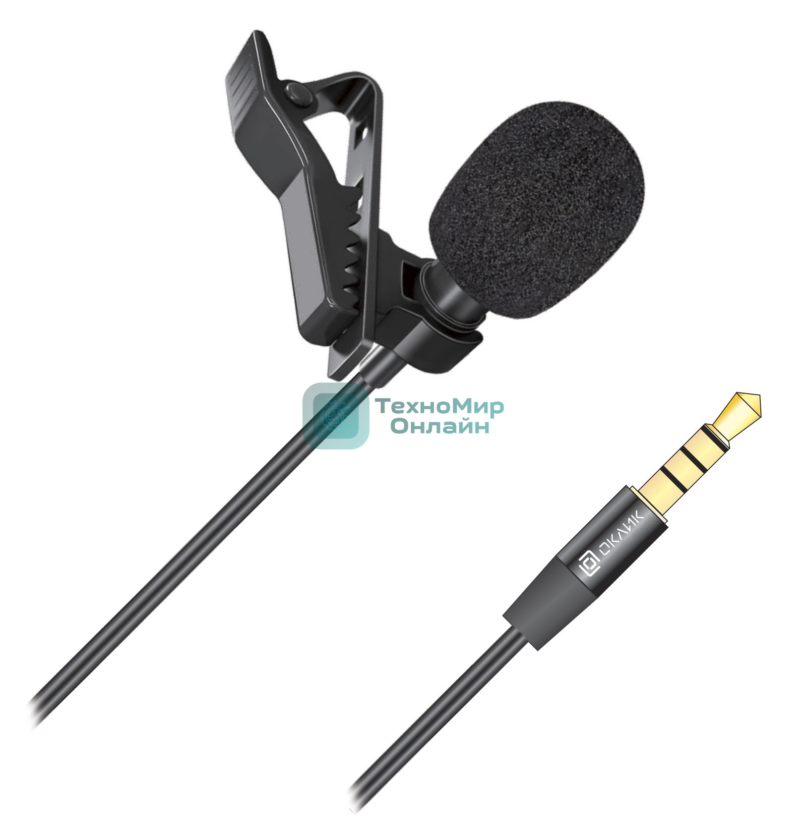 Микрофон проводной Oklick/Оклик MP-M400 3м черный
