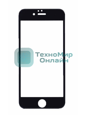 Защитное стекло 4D для Apple iPhone 6/6S черный
