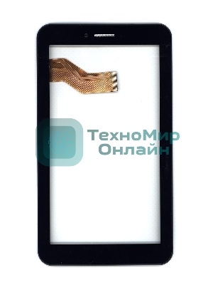 Сенсорное стекло (тачскрин) для Irbis. TG79. черное с рамкой