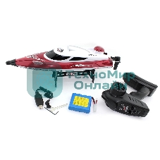 Скоростная лодка VBparts HJ806B, красный