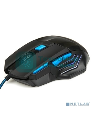 Мышь проводная Nakatomi MOG-21U черный, 2400 dpi, USB, кнопки - 7