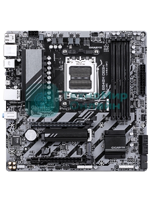 Материнская плата Gigabyte B840M DS3H, AM5, AMD B840, 4xDDR5, 4xSATA, 2xM.2, 1xPCIe 4.0 x16, 1xPCIe 3.0 x4, 2xDP, 1xHDMI, 1x2.5Gb LAN, 3xUSB-A 5Gbps, 8xUSB-A 2.0, 1xUSB-C 5Gbps, 3x3.5 мм, 7.1, mATX