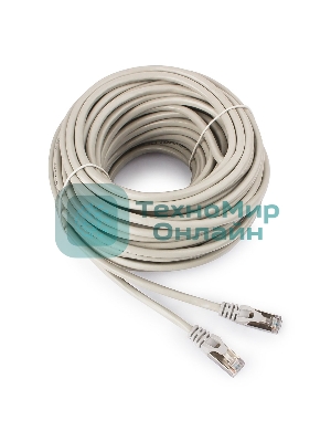 Патч-корд FTP Cablexpert cat.6, 20м, литой, многожильный, серый