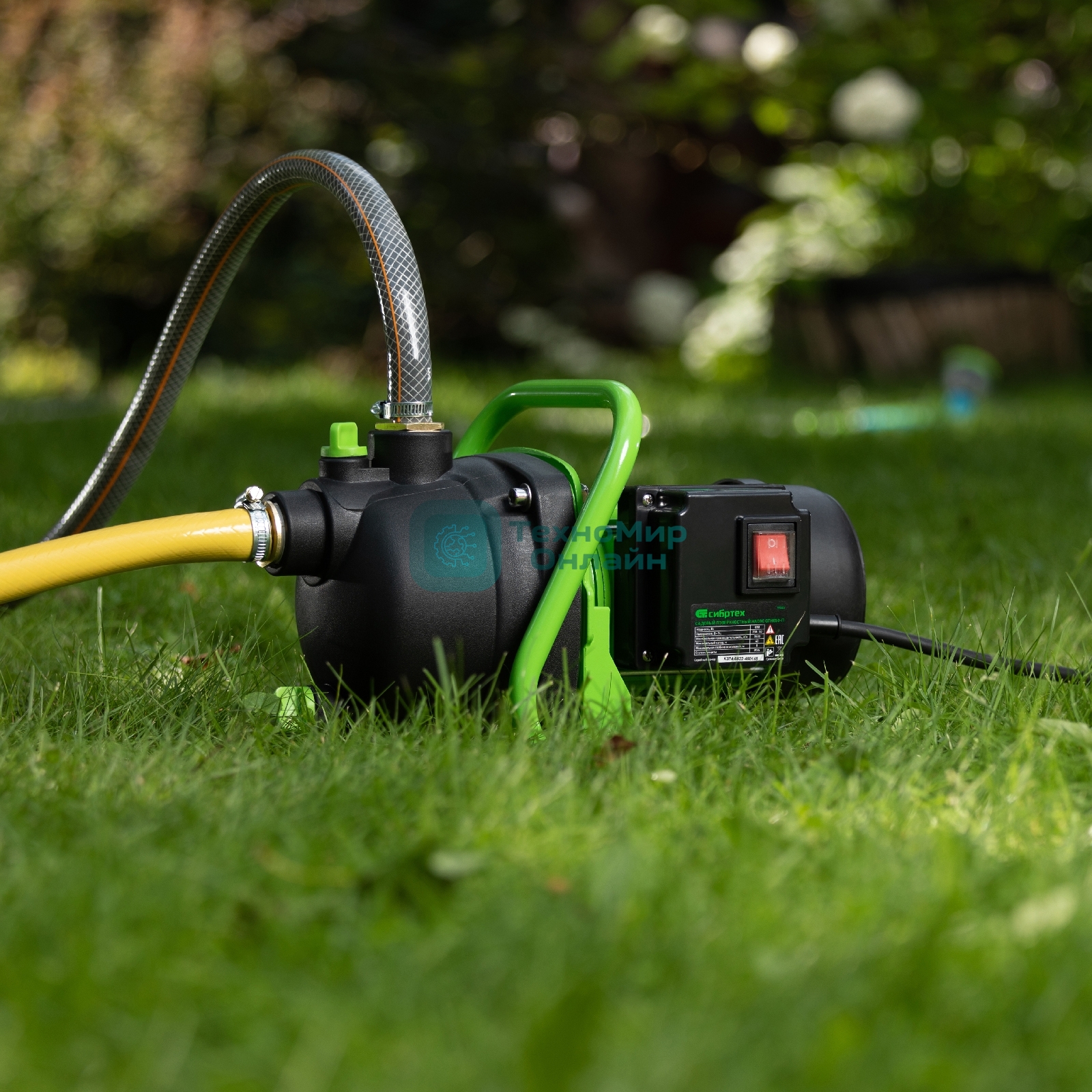 Садовый поверхностный насос Сибртех СПН850-П, 850 Вт, напор 42 м, 3500 л/ч, пластик