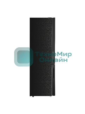 Холодильник Maunfeld MFF200NFB черный двухкамерный инвертор 271/106 л морозилка снизу, No Frost