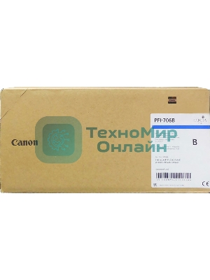 Картридж струйный Canon PFI-706 B синий для iPF8400/9400 (6689B001)