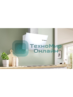 Вытяжка наклонная Bosch DWK66PJ20T белый, 60 см, 700 куб. м/ч, 71 дБ