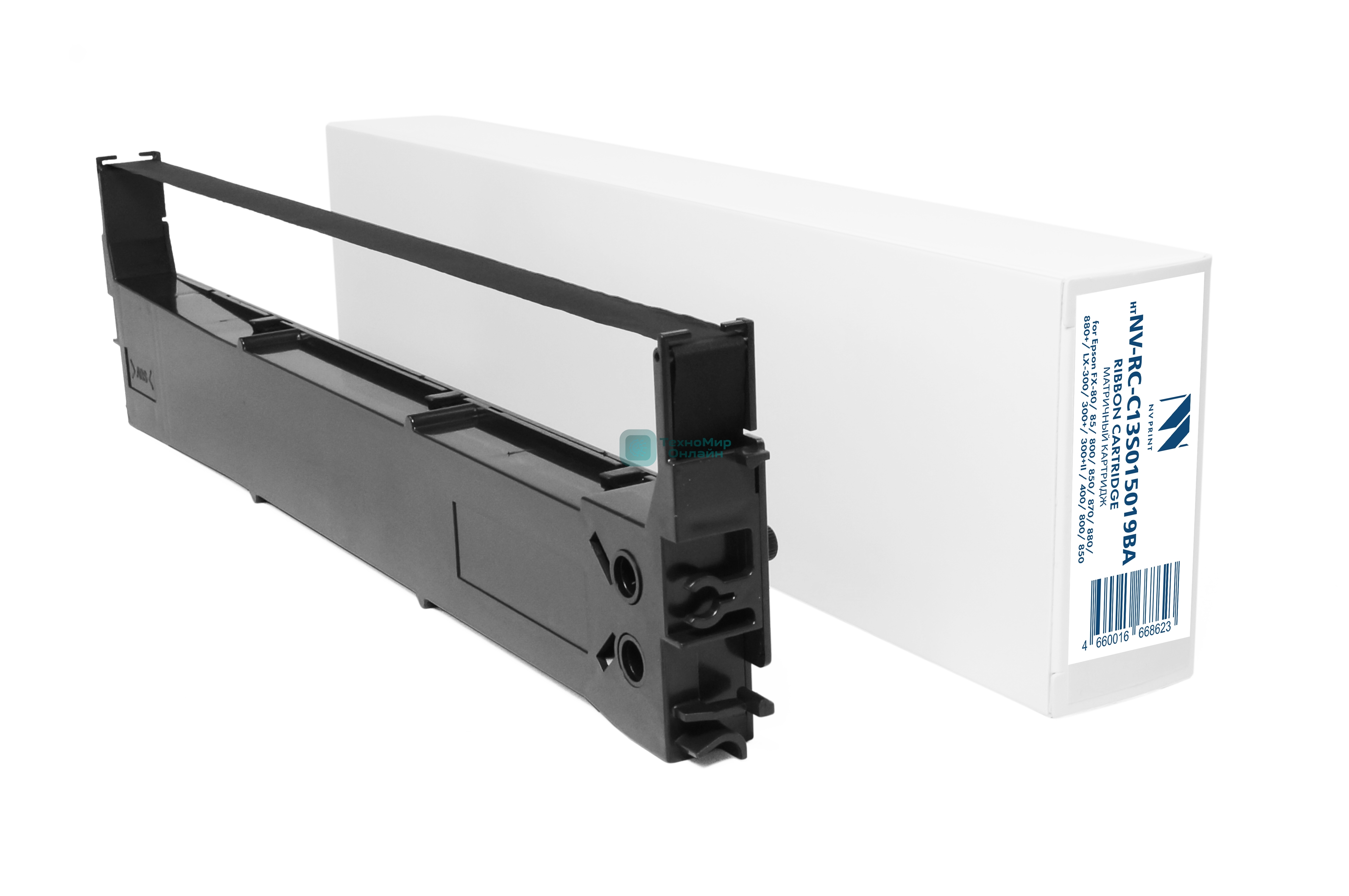 Матричный картридж NVPrint для Epson FX-80/85/800/850/870/880/880+/LX-300/300+/300+II/400/800/850 (NV-RC-C13S015019BA) совместимый