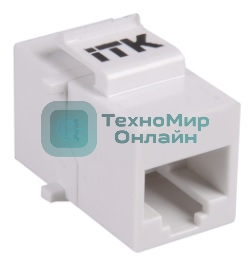 Проходной адаптер cat.5e UTP, RJ45-RJ45, тип Keystone Jack CS7-1C5EU ITK