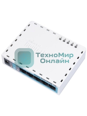 Маршрутизатор MikroTik RB750r2 hEX lite 5x10/100 Mbps