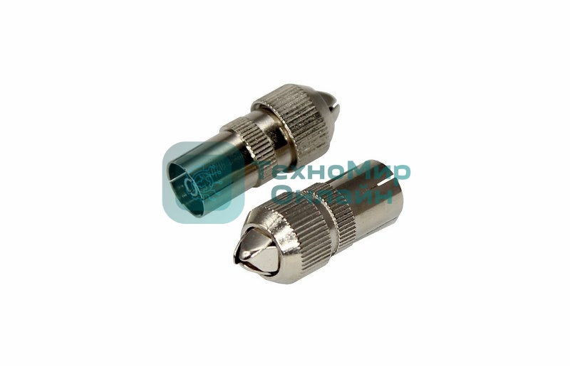 Разъем гнездо TV без пайки Металл 