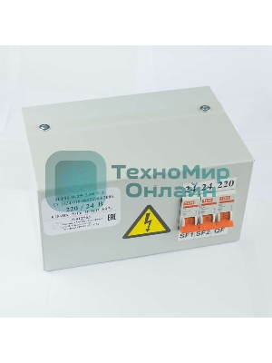 Ящик с понижающим трансформатором ЯТП 0.25 220/24В (3 авт. выкл.) Кострома ОС0000002235