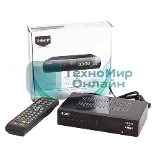 Ресивер эфирный цифровой DVB-T2/C HD HD-225 метал, дисплей DOLBY DIGITAL, Эфир
