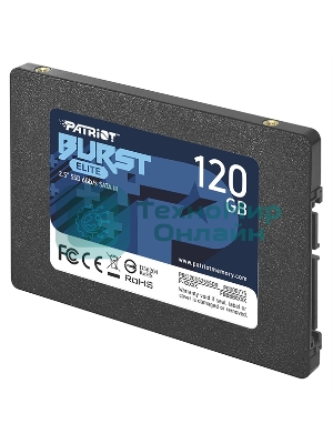 Накопитель SSD Patriot Burst Elite, 120Gb, SATA, 2.5