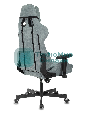 Кресло Бюрократ VIKING KNIGHT LT28 FABRIC серо-голубой, ткань, 120 кг, механизм качания