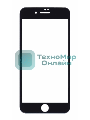 Защитное стекло 4D для Apple iPhone 7/8 Plus черный