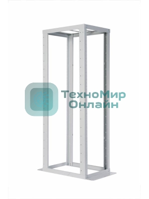 Стойка двухрамная ЦМО СТК-С-42.2.750 42U 560 мм X 1035 мм направл. закл. гайки 400 кг серый