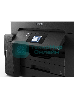 МФУ струйное Epson M15140 (C11CJ41404), A3+, ч/б, печ. до 25 стр/мин., скан. до 26 стр/мин., 2400 x 4800 dpi (печать) 1200x2400dpi (скан.), USB, RJ-45, Wi-Fi