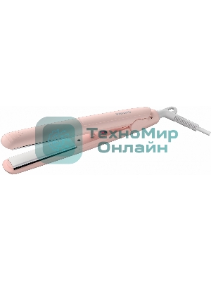 Набор для укладки волос Фен Philips BHP398/00 розовый, 1600 Вт, компактный + выпрямитель