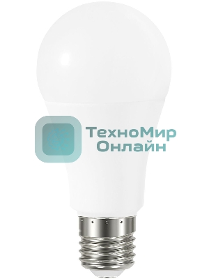 Лампа светодиодная Gauss 102502312 12Вт цок.: E27 груша 220B 6500K св. свеч. бел. хол. (упак.: 10 шт)