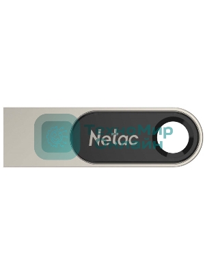 Флешка USB Netac U278 (NT03U278N-008G-20PN), 8Gb, USB 2.0, R/W 50/10, серебристый/черный