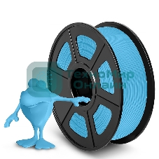 Филамент NVPrint PLA Matte Light Blue для 3D печати диаметр 1.75мм длина 330 метров масса 1 кг