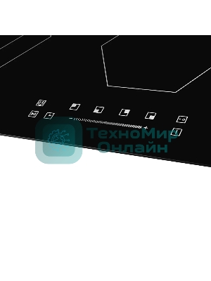 Встраиваемые электрические панели Monsher MHE 6012 Независимая стеклокерамическая варочная панель,Ширина 60 см, 4 зоны ускоренного нагрева,Электронное сенсорное управление,5 цифровых дисплеев, 9 уровней мощности, 1 двойная зона нагрева, таймер, индикаторы остаточного тепла