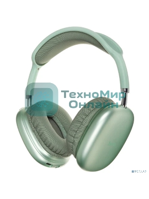 Беспроводные/проводные наушники Hoco W35 Air зеленый, полноразмерные, Bluetooth + проводной, до 45 ч.