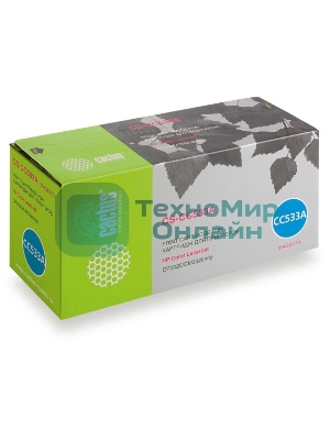 Картридж лазерный Cactus CS-CC533A пурпурный (2800 стр.) для HP Color LaserJet CP2025/CM2320mfp