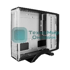 Компьютерный корпус ExeGate EX268694RUS Компьютерный корпус MiniITX ExeGate MI-208 Black, miniITX/mATX, M350, 80мм, 2хUSB, Audio