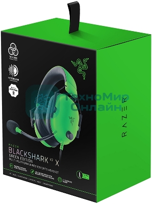 Гарнитура проводная Razer Blackshark V2 X - Green Razer Blackshark V2 X - Green