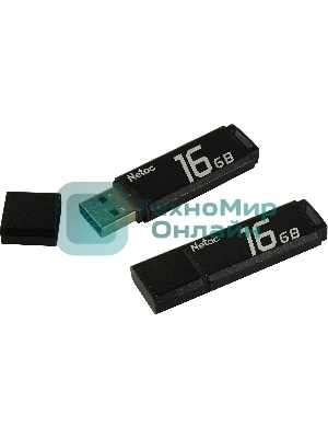 Флешка USB Netac U351 16Gb NT03U351N-016G-20BK, USB 2.0