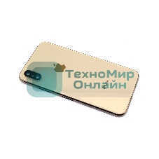 Задняя крышка (корпус) в сборе с рамкой для Apple iPhone Xs gold