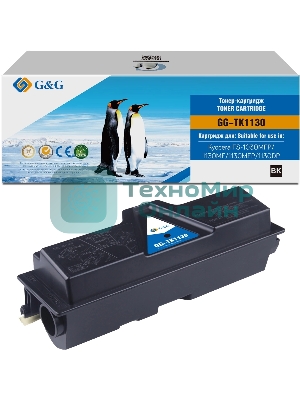 Картридж лазерный G&G NT-TK1130 черный (3000 стр.) для Kyocera FS-1030MFP/1130MF/1130MFP/1130DP