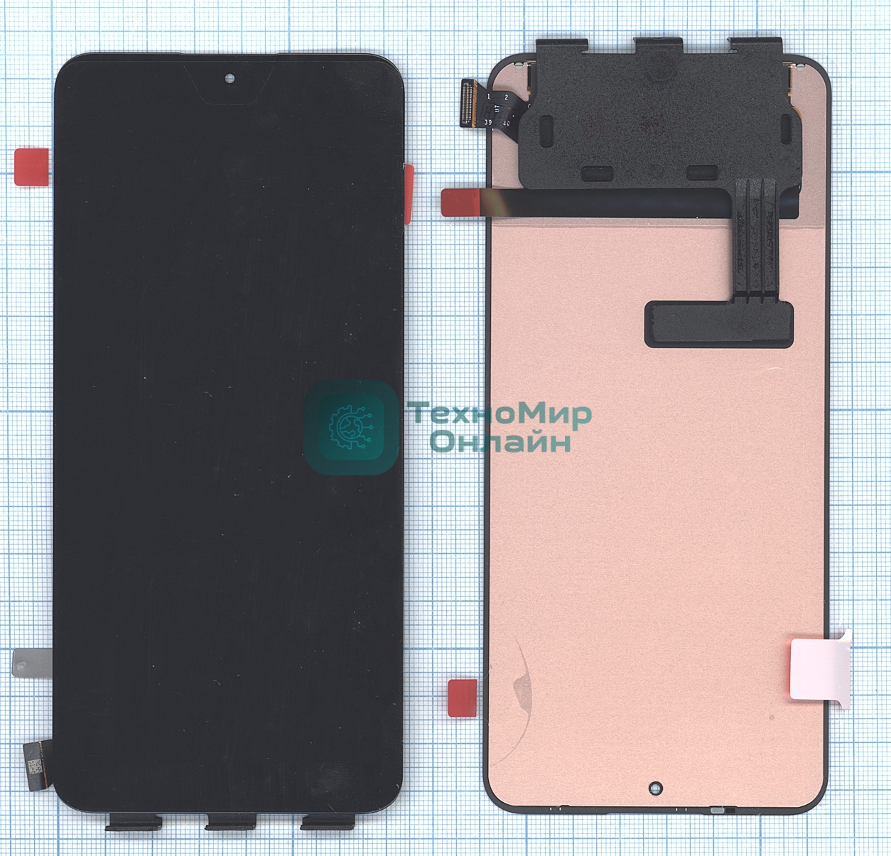 Дисплей для Xiaomi 13T в сборе с тачскрином черный orig