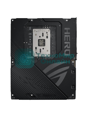 Материнская плата ASUS ROG CROSSHAIR X870E HERO, AM5, AMD X870E, 4xDDR5, 4xSATA, 5xM.2, 2xPCI-E 5.0 x16, 1xHDMI, 2xUSB-C (видео), 2x 5Gb LAN, 6xUSB-A 3.2 Gen 2, 2xUSB-C 3.2 Gen 2, 2xUSB4, 2x3.5 мм, 7.1, ATX