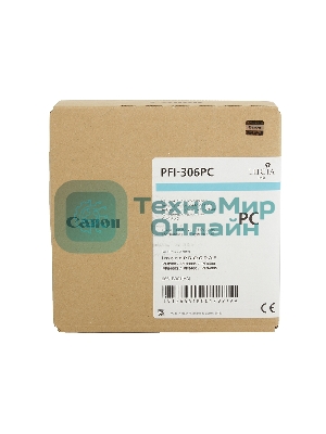 Картридж струйный Canon PFI-306 PC фото голубой для iPF8300S/8400/9400S/9400 (6661B001)