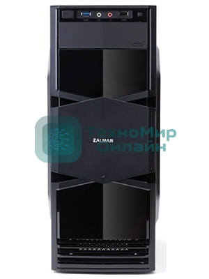 Компьютерный корпус Zalman ZM-T3 черный без БП mATX 1x80мм 3x120мм 1xUSB2.0 1xUSB3.0 audio bott PSU