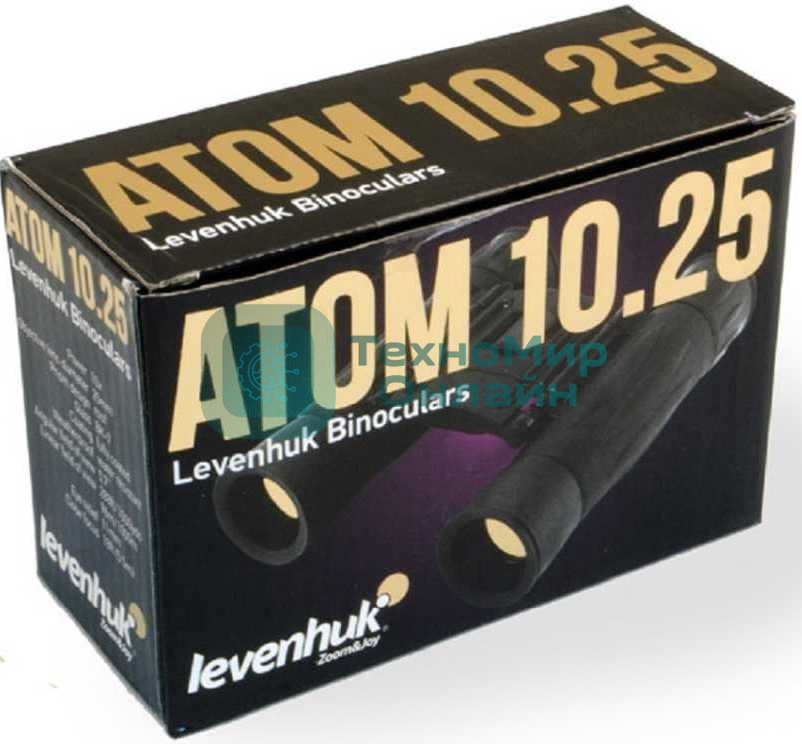 Бинокль Levenhuk Atom 10x25 10крат объективы25мм