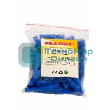 Разъем штекерный изолированный Rexant гнездо 4 мм 1.5-2.5 мм² (РШи-м 2.5-4/РШИм 2-5-4) синий